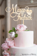 TORTENDEKORATION  
 Acryl  
 Hochzeitstorte Topper, Kunststoff Torten Topper6