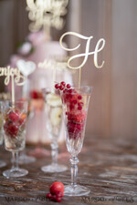 TORTENDEKORATION  
 Drink Toppers Hochzeitstorte Topper, Getränkebeschriftungen5