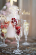 TORTENDEKORATION  
 Drink Toppers Hochzeitstorte Topper, Getränketopper2
