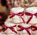 WEDDING FAVORS Wedding Favors Honey Jars Wedding favor Presonalized Honey Jars gold  5