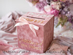 CARD BOXES acrylic Cards box Velvet blush pink wedding wishing well  money gift card box, Personalized Wedding Card Box, Luxury Card Box, Wedding Card Box with Lid, Wedding Money Box, Wedding Card Box13
