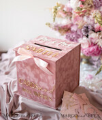 CARD BOXES acrylic Cards box Velvet blush pink wedding wishing well  money gift card box, Personalized Wedding Card Box, Luxury Card Box, Wedding Card Box with Lid, Wedding Money Box, Wedding Card Box13