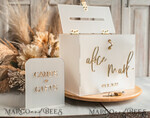 CARD BOXES acrylic Cards box Elegant Frozen wedding Set acrylic card box with Lock and sign cards & gifts, Personalized Wedding Card Box, Clear Card Box, Wedding Card Box with Lid, Wedding Money Box, Wedding Card Holder 25