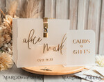 CARD BOXES acrylic Cards box Elegant Frozen wedding Set acrylic card box with Lock and sign cards & gifts, Personalized Wedding Card Box, Clear Card Box, Wedding Card Box with Lid, Wedding Money Box, Wedding Card Holder 25