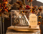CARD BOXES acrylic Cards box Elegant Clear wedding Set  acrylic card box with Lock and sign cards & gifts, Personalized Wedding Card Box, Clear Card Box, Wedding Card Box with Lid, Wedding Money Box, Wedding Card Holder 19