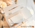 CARD BOXES acrylic Cards box Frozen wedding wishing well acrylic money gift card box, Personalized Wedding Card Box, Acrylic Card Box, Wedding Card Box with Lid, Wedding Money Box, Wedding Card Box, Wedding Card Holder 9