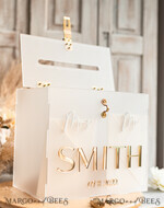CARD BOXES acrylic Cards box Frozen wedding wishing well acrylic money gift card box, Personalized Wedding Card Box, Acrylic Card Box, Wedding Card Box with Lid, Wedding Money Box, Wedding Card Box, Wedding Card Holder 9