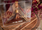 CARD BOXES acrylic Cards box Elegant Clear wedding Set  acrylic card box with Lock and sign cards & gifts, Personalized Wedding Card Box, Clear Card Box, Wedding Card Box with Lid, Wedding Money Box, Wedding Card Holder 22