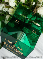 KARTONBOXEN  
 Acrylkartenbox Smaragdgrüne Hochzeitswunschbrunnen-Acryl-Geschenkekartenbox, personalisierte Hochzeitskartenbox, grünes Acrylkartenbox, Hochzeitskartenbox mit Deckel11