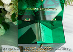 KARTONBOXEN  
 Acrylkartenbox Smaragdgrüne Hochzeitswunschbrunnen-Acryl-Geschenkekartenbox, personalisierte Hochzeitskartenbox, grünes Acrylkartenbox, Hochzeitskartenbox mit Deckel11