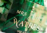 KARTONBOXEN  
 Acrylkartenbox Smaragdgrüne Hochzeitswunschbrunnen-Acryl-Geschenkekartenbox, personalisierte Hochzeitskartenbox, grünes Acrylkartenbox, Hochzeitskartenbox mit Deckel11