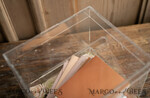 CARD BOXES acrylic Cards box    Clear wedding wishing well acrylic money gift card box, Personalized Wedding Card Box, Acrylic Card Box, Wedding Card Box with Lid, Wedding Money Box, Wedding Card Box, Wedding Card Holder 14