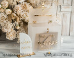 CARD BOXES acrylic Cards box Elegant Frozen wedding Set acrylic card box with Lock and sign cards & gifts, Personalized Wedding Card Box, Clear Card Box, Wedding Card Box with Lid, Wedding Money Box, Wedding Card Holder 17
