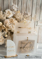 CARD BOXES acrylic Cards box Elegant Frozen wedding Set acrylic card box with Lock and sign cards & gifts, Personalized Wedding Card Box, Clear Card Box, Wedding Card Box with Lid, Wedding Money Box, Wedding Card Holder 17
