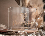 CARD BOXES acrylic Cards box Modern geometric heart Clear wedding wishing well acrylic money gift card box, Personalized Wedding Card Box, Acrylic Card Box, Wedding Card Box with Lid, Wedding Money Box, Wedding Card Box, Wedding Card Holder 11