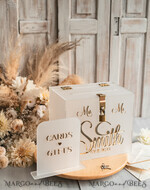 CARD BOXES acrylic Cards box Elegant Frozen wedding Set acrylic card box with Lock and sign cards & gifts, Personalized Wedding Card Box, Clear Card Box, Wedding Card Box with Lid, Wedding Money Box, Wedding Card Holder 24