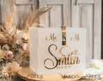 CARD BOXES acrylic Cards box Elegant Frozen wedding Set acrylic card box with Lock and sign cards & gifts, Personalized Wedding Card Box, Clear Card Box, Wedding Card Box with Lid, Wedding Money Box, Wedding Card Holder 24