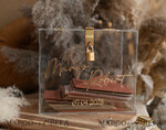 KARTONBOXEN  
 Acrylkartenbox Moderne klare Hochzeitswunschbox aus Acryl mit Schloss, personalisierte Hochzeitskartenbox, klare Kartenbox, Hochzeitskartenbox mit Deckel, Hochzeitsgeldbox, Hochzeitskartenhalter.12