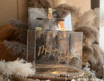 KARTONBOXEN  
 Acrylkartenbox Moderne klare Hochzeitswunschbox aus Acryl mit Schloss, personalisierte Hochzeitskartenbox, klare Kartenbox, Hochzeitskartenbox mit Deckel, Hochzeitsgeldbox, Hochzeitskartenhalter.12