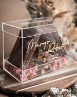 CARD BOXES acrylic Cards box Modern Clear wedding wishing well acrylic money gift card box with shelf for flowers, Personalized Wedding Card Box, Acrylic Card Box, Wedding Card Box with Lid, Wedding Money Box, Wedding Card Box10