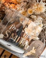CARD BOXES acrylic Cards box Elegant Clear wedding Set  acrylic card box with Lock and sign cards & gifts, Personalized Wedding Card Box, Clear Card Box, Wedding Card Box with Lid, Wedding Money Box, Wedding Card Holder 29