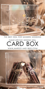 CARD BOXES acrylic Cards box Elegant heart Clear wedding wishing well acrylic money gift card box, Personalized Wedding Card Box, Acrylic Card Box, Wedding Card Box with Lid, Wedding Money Box, Wedding Card Box, Wedding Card Holder 12
