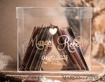 CARD BOXES acrylic Cards box Elegant heart Clear wedding wishing well acrylic money gift card box, Personalized Wedding Card Box, Acrylic Card Box, Wedding Card Box with Lid, Wedding Money Box, Wedding Card Box, Wedding Card Holder 12