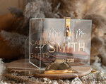 CARD BOXES acrylic Cards box Modern Clear wedding  Set wishing well card box with Lock and table sign cards & gifts, Personalized Wedding Card Box with Lid and sign, Wedding Money Box, Wedding Card Holder 14