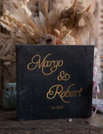 WEDDING GUEST BOOKS Instax Instant Photo Book Dark Grey and Gold Wedding Guest Book Personalised, Instant Photo Book Instax Wedding Photo Guestbook10