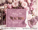 HOCHZEITS-GÄSTEBÜCHER Instax Sofortbildbuch Mauve Gold Acryl Hochzeitsgastbuch personalisiert, Velvet Dusty Rose Sofortfotobuch Boho Elegant Instax Hochzeitsfoto Gastbuch14