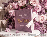 HOCHZEITS-GÄSTEBÜCHER Instax Sofortbildbuch Mauve Gold Acryl Hochzeitsgastbuch personalisiert, Velvet Dusty Rose Sofortfotobuch Boho Elegant Instax Hochzeitsfoto Gastbuch14