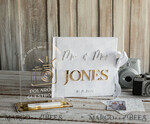 HOCHZEITS-GÄSTEBÜCHER Instax Sofortbildbuch Reines Weißes Gold-Acryl-Hochzeitsgästebuch mit personalisiertem Unterschriften-Set, Samtweißes Sofortfoto-Buch Boho Elegante Instax Hochzeitsfoto-Gästebuch21