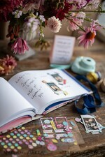 WEDDING GUEST BOOKS Instax Instant Photo Book Luxury Wedding GuestBook, Vintagw Personalized Wedding Album • Wedding Peach  Photo Booth Book13