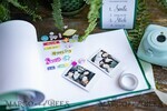 WEDDING GUEST BOOKS Instax Instant Photo Book Green Wedding Guest Book,Greenery Monstera  Instant Photo Book Instax • Fern Boho Wedding Photo Guestbook14