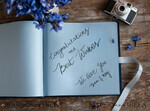 WEDDING GUEST BOOKS Instax Instant Photo Book Presonalised Blue Wedding Guest Book, Instant Wedding Photo Book Instax • Velvet Wedding Photo Guestbook8