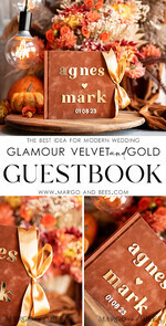 WEDDING GUEST BOOKS Instax Instant Photo Book Fall Terracotta Gold Acrylic Wedding Guest Book Personalised, Velvet Rust Instant Photo Book Boho Elegant Instax Wedding Photo Guestbook14