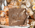 HOCHZEITS-GÄSTEBÜCHER Instax Sofortbildbuch Fall beige Gold Acryl Hochzeitsgäste Buch personalisiert und Bogen Acryl Schild Set, Tan Taupe Samt Sofortbildbuch Boho Elegant Instax Hochzeitsfoto Gästebuch, Erdige Acryl Instax Gästebuch Schild, Neutrales Samt Fotobuch19