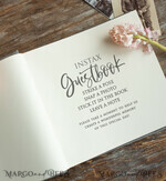 WEDDING GUEST BOOKS Instax Instant Photo Book Rerto wedding guestbook, Velvet Personalized Wedding Guest Book Booth Book9