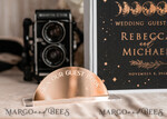 WEDDING GUEST BOOKS Instax Instant Photo Book Photoalbum Wedding Guest Book Personalised with arch mirror sign set, Black Gold Instant Photo Book Boho halloween Instax Wedding Photo Guestbook12
