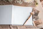 WEDDING GUEST BOOKS Instax Instant Photo Book Photoalbum Wedding Guest Book Personalised with arch mirror sign set, Black Gold Instant Photo Book Boho halloween Instax Wedding Photo Guestbook12