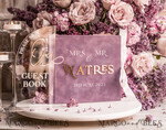 HOCHZEITS-GÄSTEBÜCHER Instax Sofortbildbuch Mauve Gold Acryl Hochzeitsgästebuch Personalisiert, Samt Staubiger Rosé Sofortbildbuch Boho Elegant Instax Hochzeitsfoto Gästebuch16
