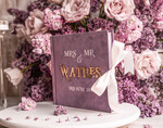 HOCHZEITS-GÄSTEBÜCHER Instax Sofortbildbuch Mauve Gold Acryl Hochzeitsgästebuch Personalisiert, Samt Staubiger Rosé Sofortbildbuch Boho Elegant Instax Hochzeitsfoto Gästebuch16