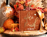 WEDDING GUEST BOOKS Instax Instant Photo Book Fall Terracotta Gold Acrylic Wedding Guest Book Personalised and sign set, Velvet Rust Instant Photo Book Boho Elegant Instax Wedding Photo Guestbook18