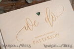 WEDDING GUEST BOOKS Instax Instant Photo Book We Do Wooden Wedding GuestBook, Wood Engraved Personalized Wedding Album • Rustic Photo Booth Book9