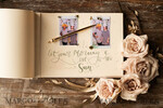 WEDDING GUEST BOOKS Instax Instant Photo Book Romantic Wood Wedding GuestBook, Custom Names • Instant Photo Book Boho Engraved wood Instax Wedding Photo Guestbook6