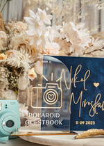 HOCHZEITS-GÄSTEBÜCHER Instax Sofortbildbuch Marinblaues Gold Acryl-Hochzeitsgastbuch mit personalisiertem Signaturset, Samt Dunkelblau Sofortbildbuch Boho Elegantes Instax Hochzeitsfoto-Gästebuch21