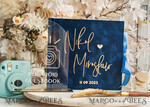 HOCHZEITS-GÄSTEBÜCHER Instax Sofortbildbuch Marinblaues Gold Acryl-Hochzeitsgastbuch mit personalisiertem Signaturset, Samt Dunkelblau Sofortbildbuch Boho Elegantes Instax Hochzeitsfoto-Gästebuch21