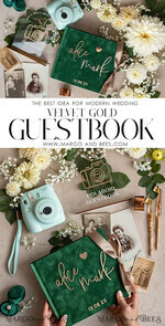 WEDDING GUEST BOOKS Instax Instant Photo Book Emerald Green Gold Acrylic Wedding Guest Book Personalised and sign set, Velvet Garden Greenery Instant Photo Book Boho Elegant Instax Wedding Photo Guestbook11