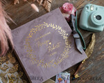 WEDDING GUEST BOOKS Instax Instant Photo Book Luxury Blush Pink Wedding Guest Book, Pink gold Velvet Instant Photo Book , Elegant velvet Instax Wedding Photo Guestbook Black Pages 6