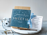 HOCHZEITS-GÄSTEBÜCHER Instax Sofortbildbuch Sweet 16 Gästebuch personalisiert, samtiges Sofortbildbuch Boho elegant Instax Sweet 16 Foto-Gästebuch17